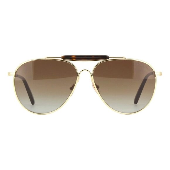 New TOM FORD Raphael-02 Gold Aviator FT0995/S 32F Sunglasses Women - Picture 2 of 4